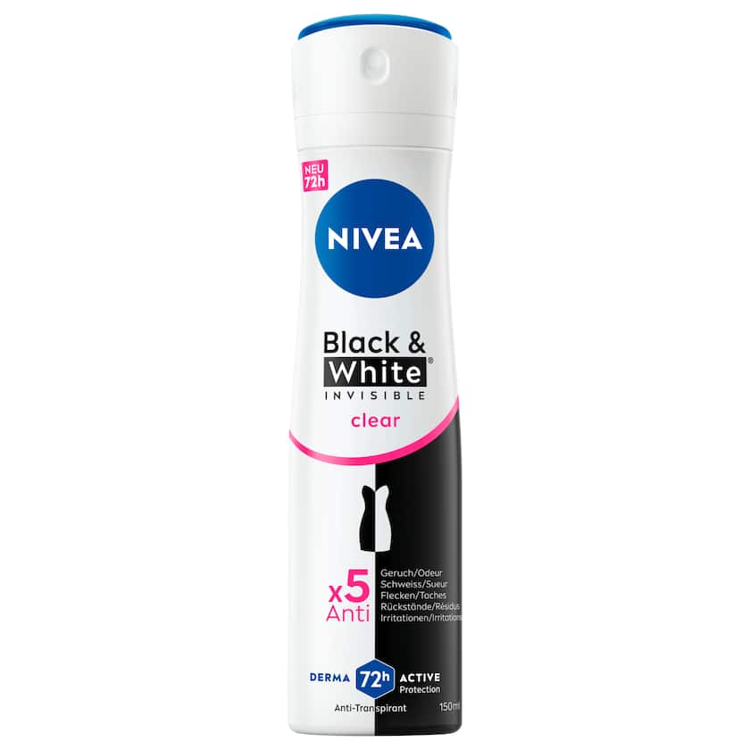 NIVEA Deospray Invisible for Black & White Antitranspirant 150ml