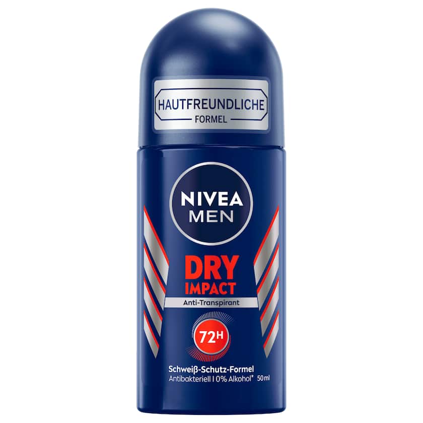 NIVEA Men Deo Roll-On Dry Impact Plus Antitranspirant 50ml