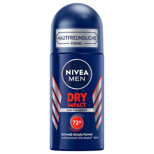NIVEA Men Deo Roll-On Dry Impact Plus Antitranspirant 50ml