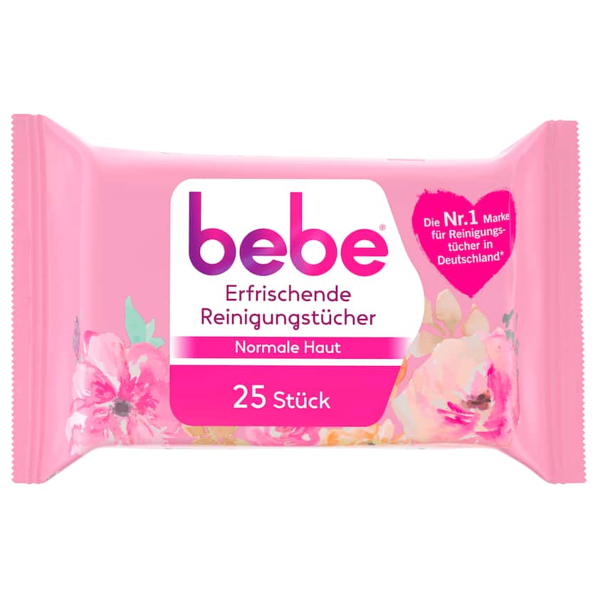 bebe 5in1 Erfrischende Reinigungstücher 25 Stück