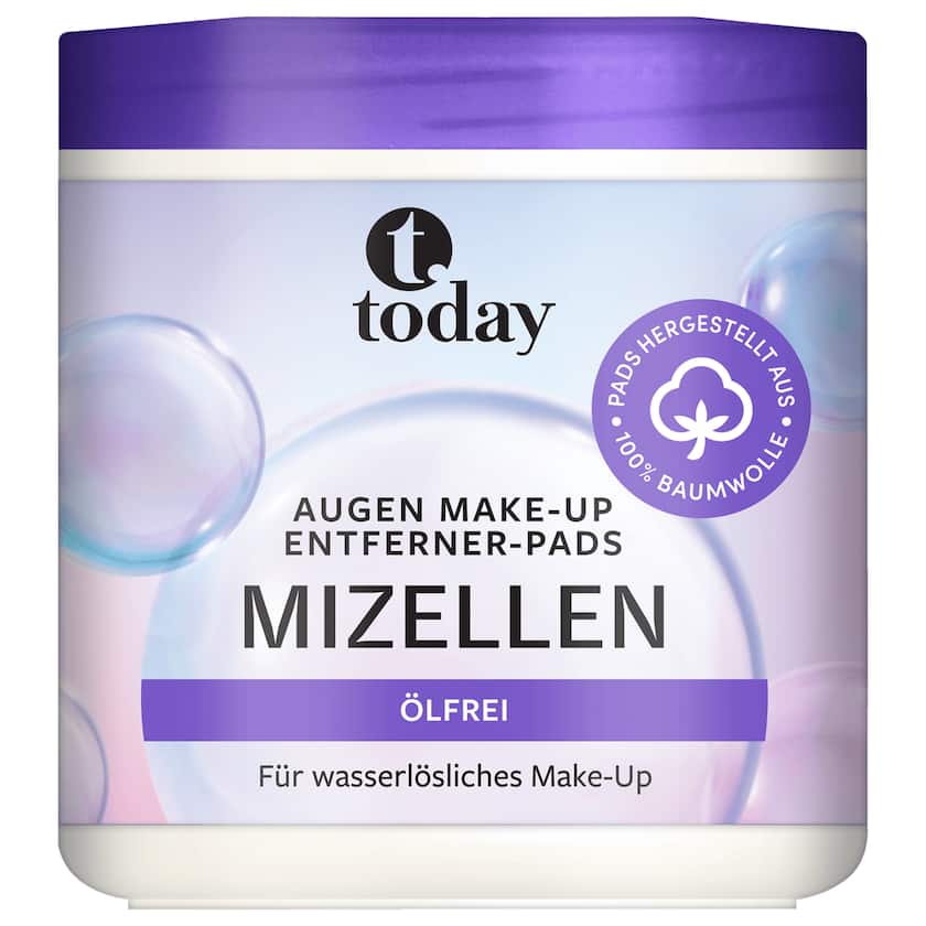 Today Augen Make-up Entferner Pads Mizellen 100 Stück