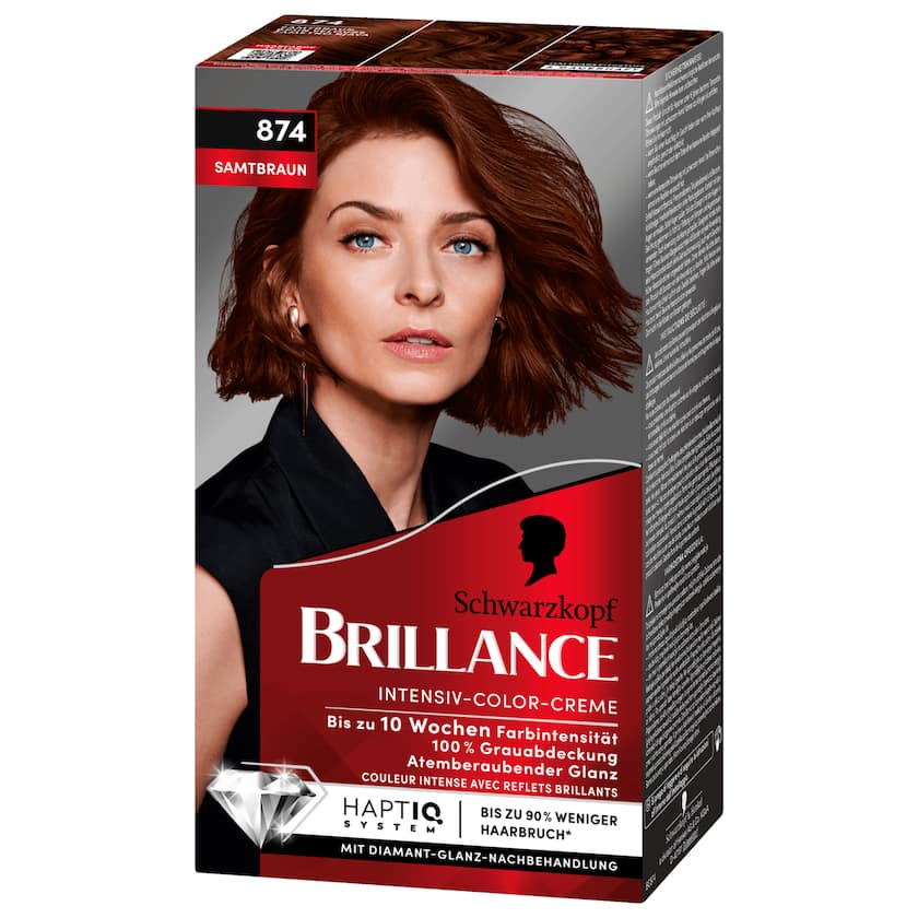 Schwarzkopf Brillance 874 Samtbraun