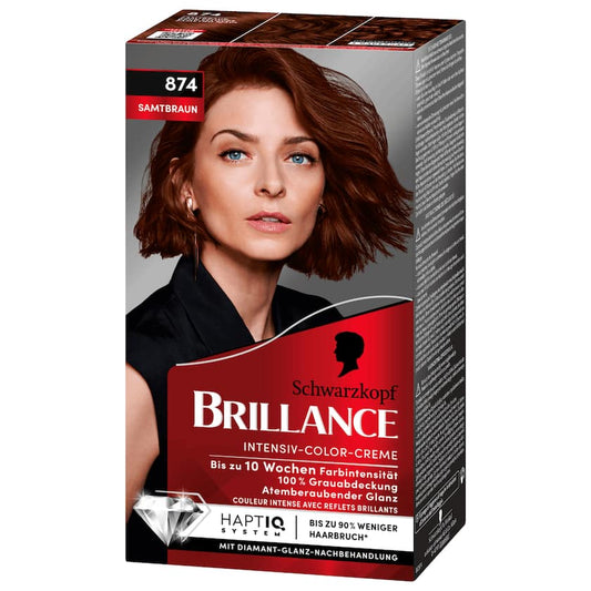 Schwarzkopf Brillance 874 Samtbraun