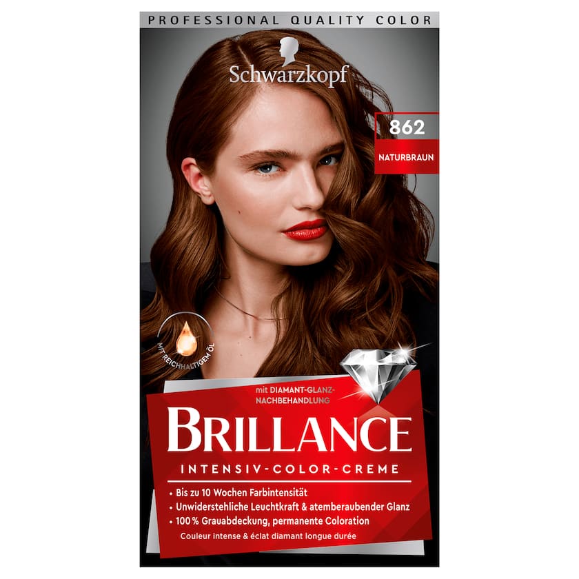 Schwarzkopf Brillance 862 Naturbraun