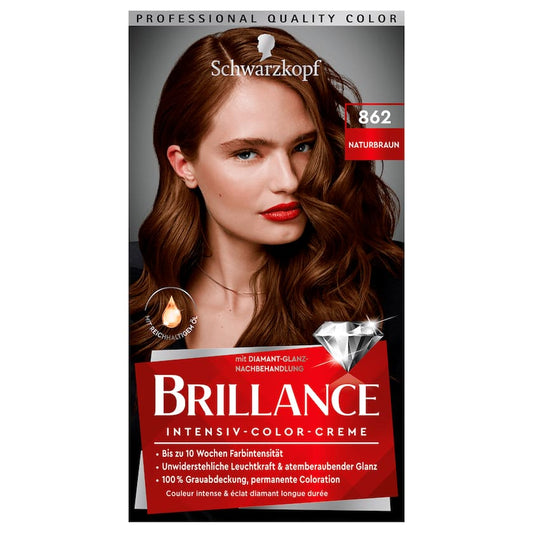 Schwarzkopf Brillance 862 Naturbraun