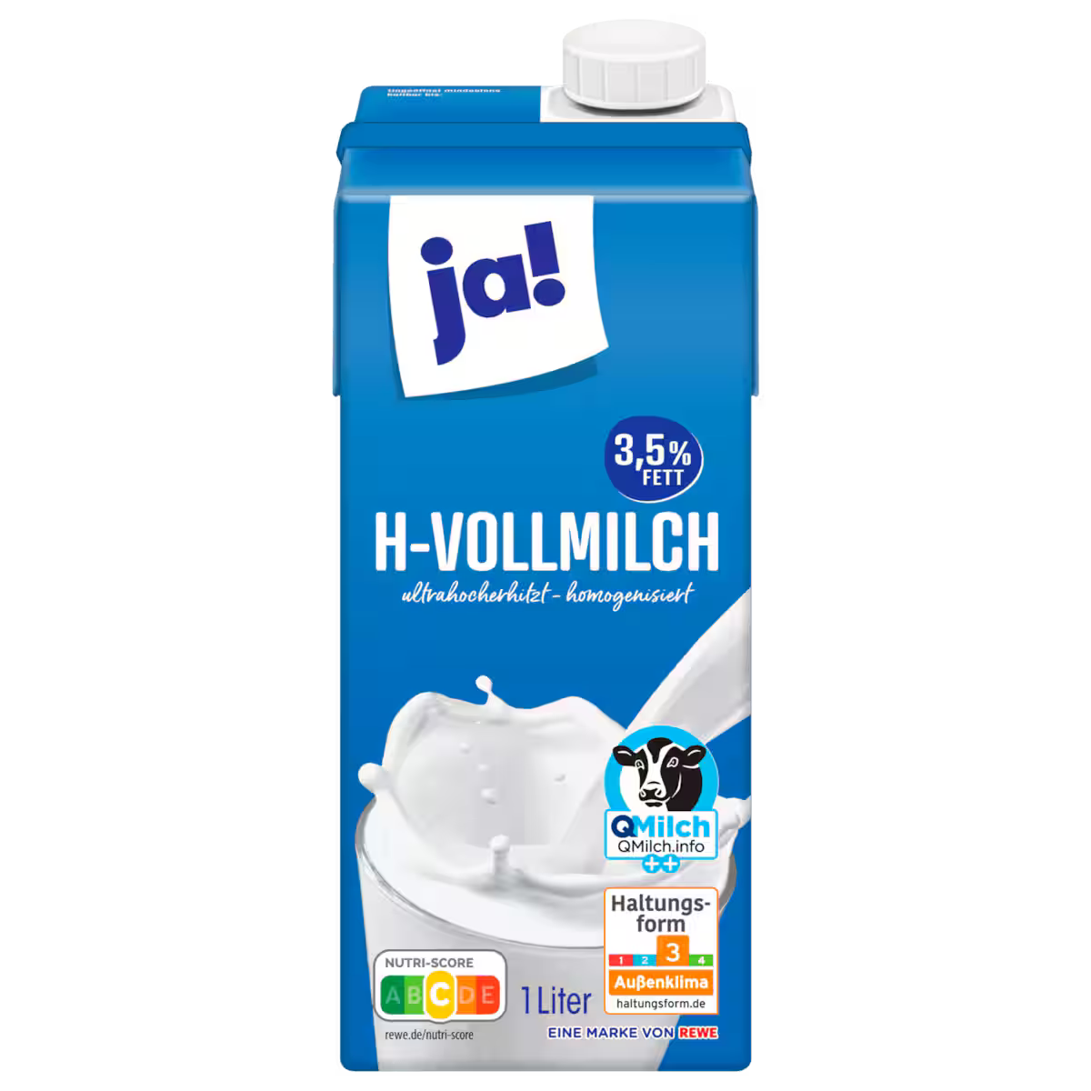 ja! Hochwertige Milch 3,5% 1 Liter Packung