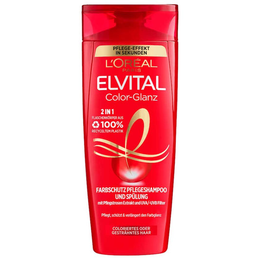 L'Oréal Paris Elvital Shampoo&Spülung Color-Glanz Farbschutz 300ml