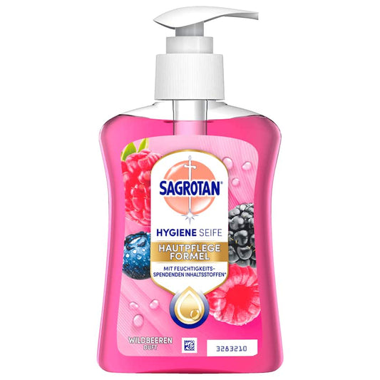 Sagrotan Hygiene Seife Wildbeeren Duft 250ml