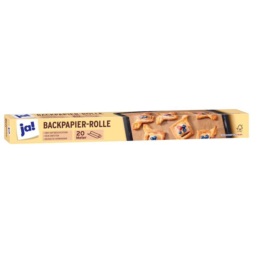 ja! Backpapier Rolle 20m