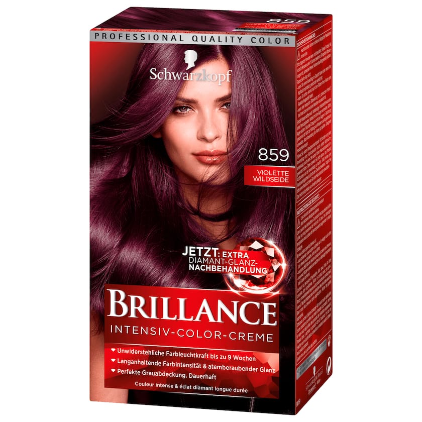 Schwarzkopf Brillance Intensiv-Color-Creme 859 Violette Wildseide 143ml