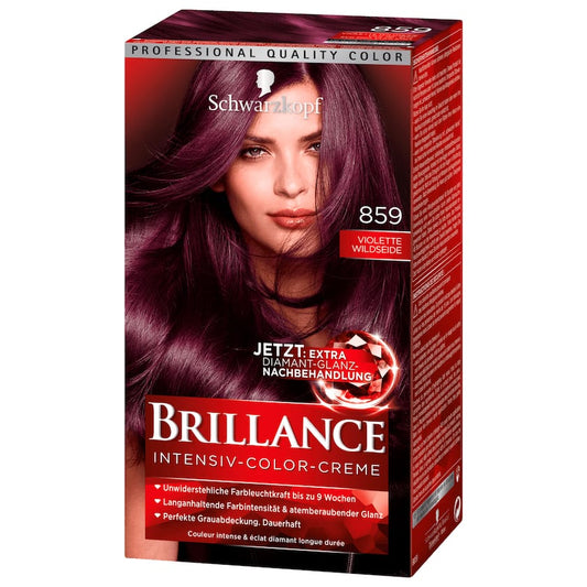 Schwarzkopf Brillance Intensiv-Color-Creme 859 Violette Wildseide 143ml