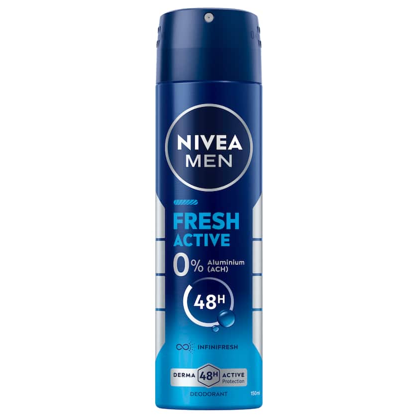 NIVEA Men Deospray Fresh Active Spray 48h ohne Aluminium 150ml