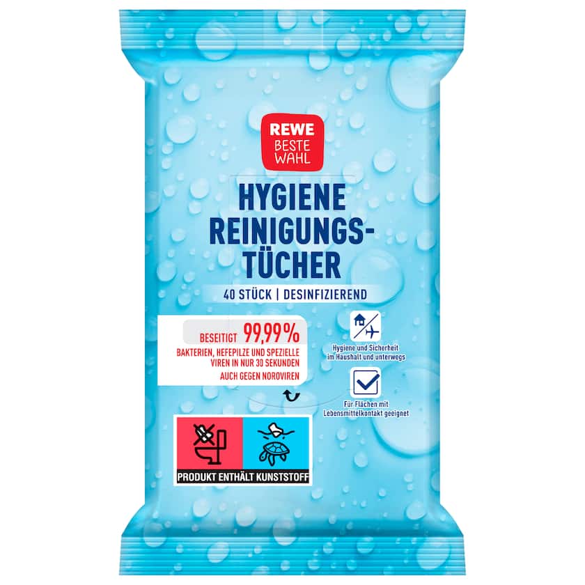 Hygiene Reinigungstücher 40 Stück