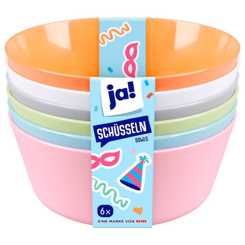 ja! Schüsseln 6 Stück