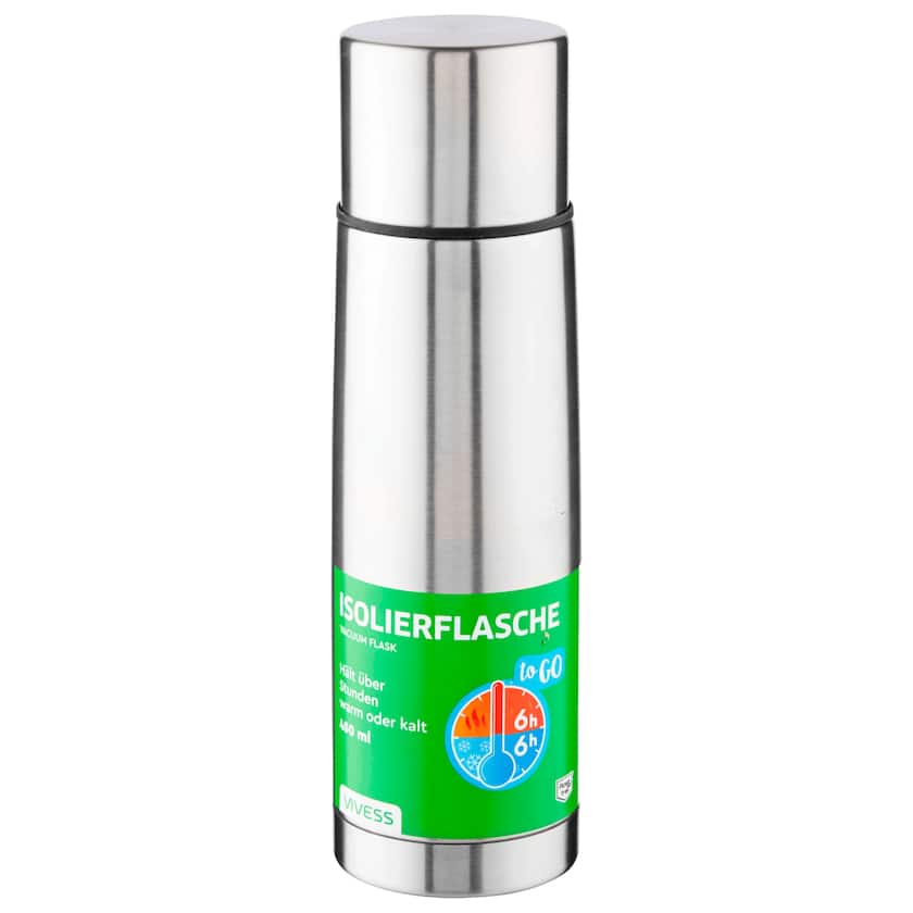 Vivess Isolierflasche 450ml rostfrei