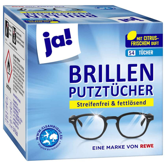 ja! Brillen-Putztücher 54 Stück