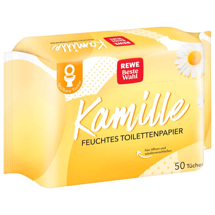 Feuchtes Toilettenpapier Kamille 50 Stück