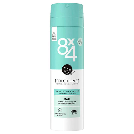 8x4 Deospray N°7 Fresh Lime 150ml