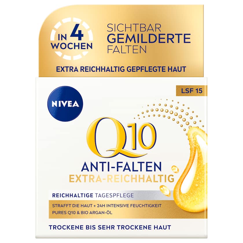 NIVEA Q10 Power Tagespflege Anti-Falten + Extra-Reichhaltig 50ml
