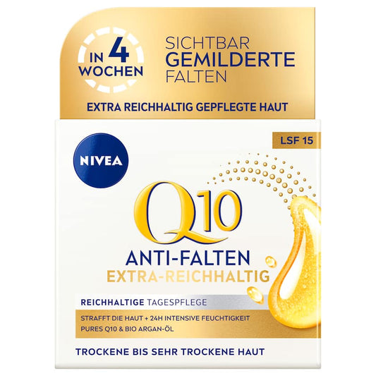 NIVEA Q10 Power Tagespflege Anti-Falten + Extra-Reichhaltig 50ml