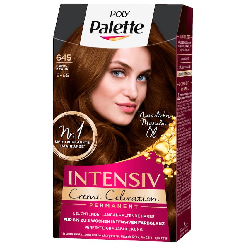 Poly Palette Intensiv Creme Coloration 645 6-65 Honigbraun 115ml