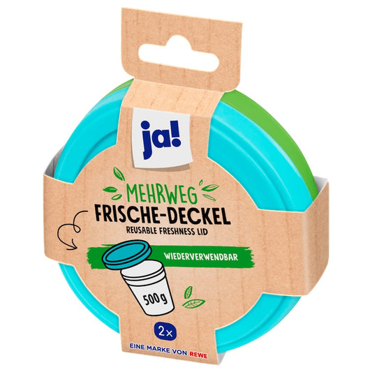 ja! Mehrweg Frische-Deckel für 500g Becher 2 Stück