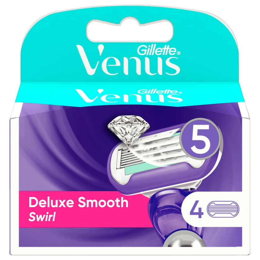 Gillette Venus Klingen Deluxe Smooth Swirl 4 Stück