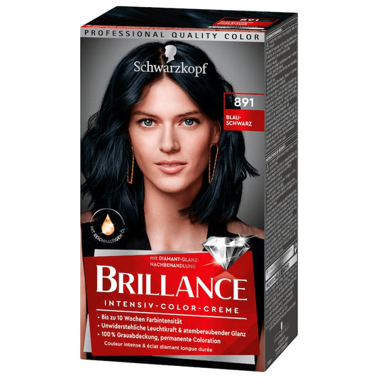Schwarzkopf Brillance Intensiv-Color-Creme 891 Blau-Schwarz