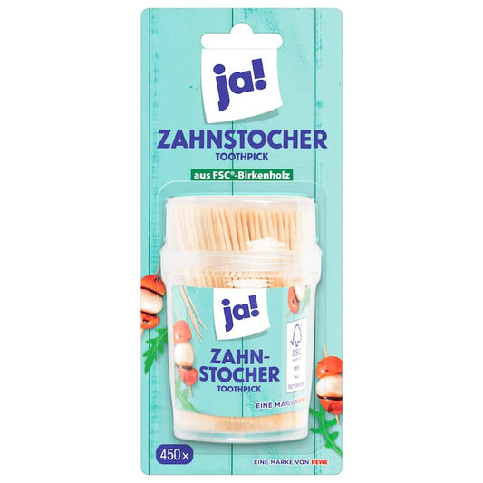 ja! Zahnstocher 450 Stück
