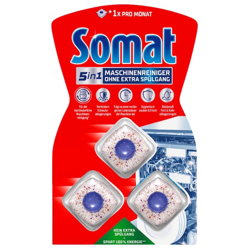 Somat Duo Maschinenreiniger 3Tabs 57g