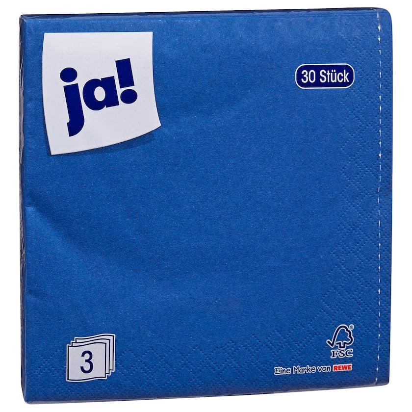 ja! Servietten Denim Blue 30 Stück