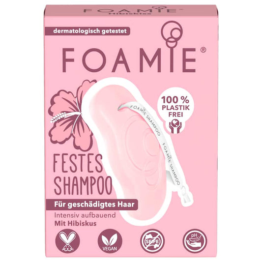 Foamie festes Shampoo geschädigtes Haar Hibiskus 80g