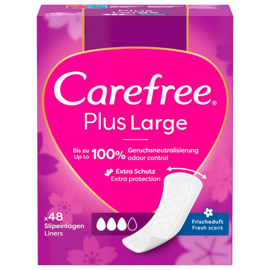 Carefree Slipeinlagen Plus large Frischeduft 48 Stück