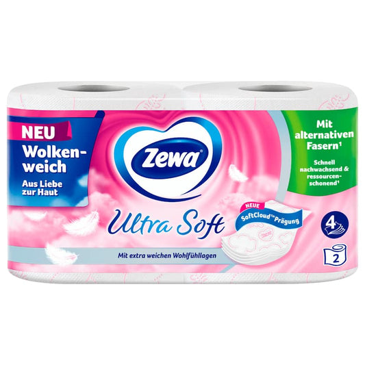 Zewa Ultra Soft Toilettenpapier 4-lagig 2x150 Blatt