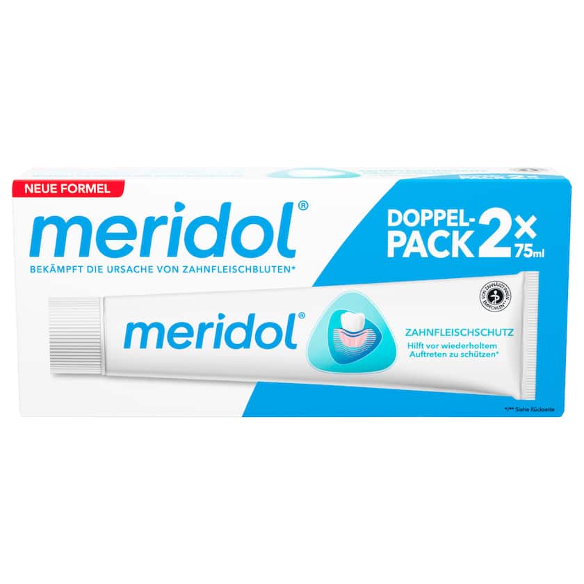 meridol Zahnpasta Doppelpack 2x75ml