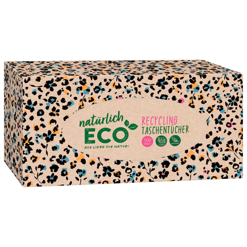 natürlich ECO Recycling Taschentücher 100 Stück