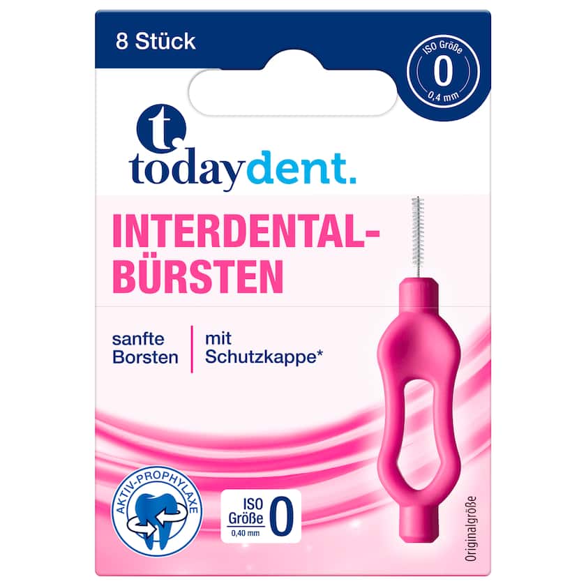 Today dent Interdentalbürsten ISO Gr.0 8 Stück