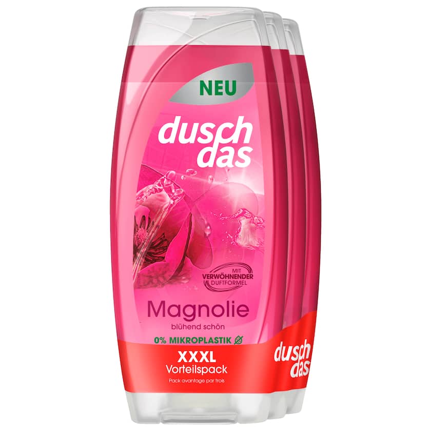 Duschdas Duschgel Magnolie 3x225ml