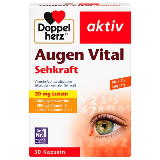 Doppelherz Augen Vital Sehkraft 20,3g, 30 Kapseln