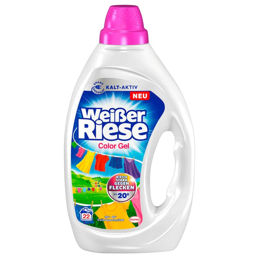 Weißer Riese Colorwaschmittel Gel 990ml, 22WL