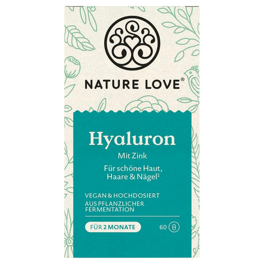 Nature Love Hyaluron mit Zink 60 Kapseln