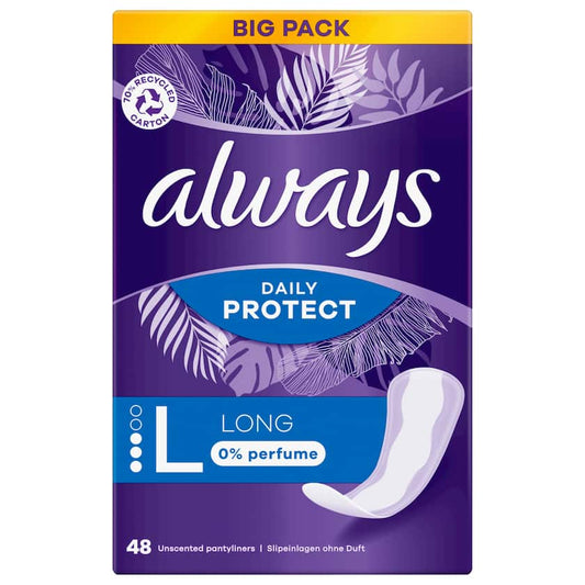 Always Slipeinlagen Daily Protect Long 48 Stück