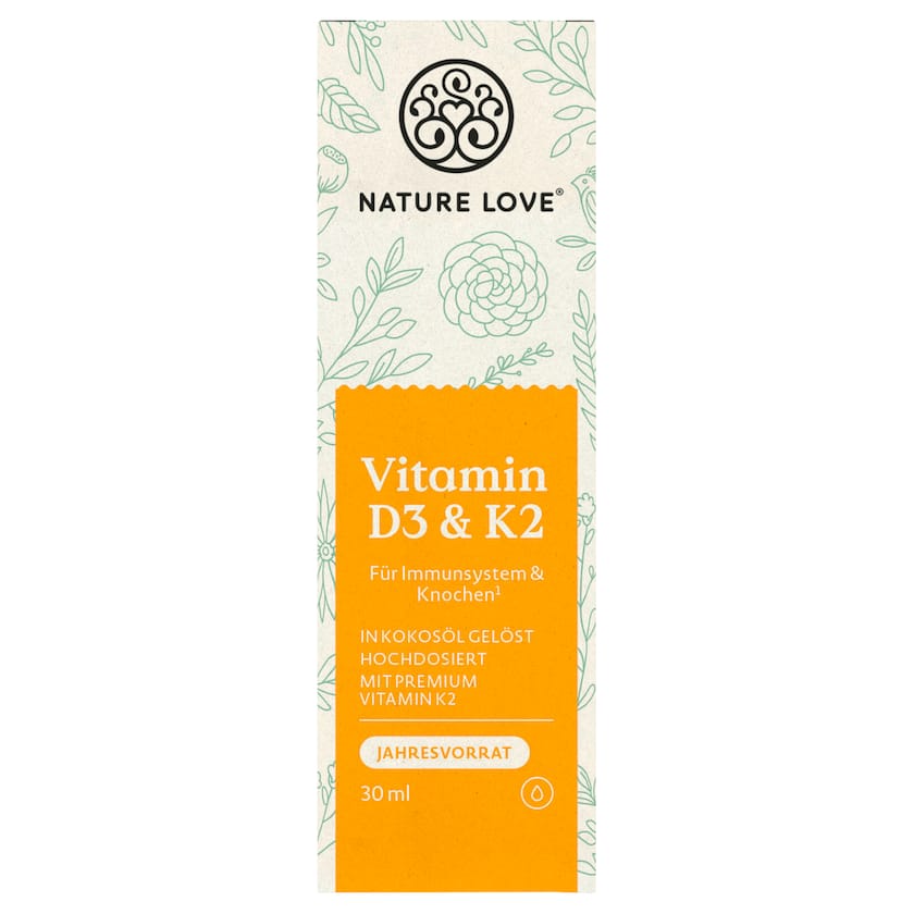 Nature Love Vitamin D3 &K2 30ml