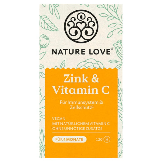 Nature Love Zink & Vitamin C 120 Kapseln