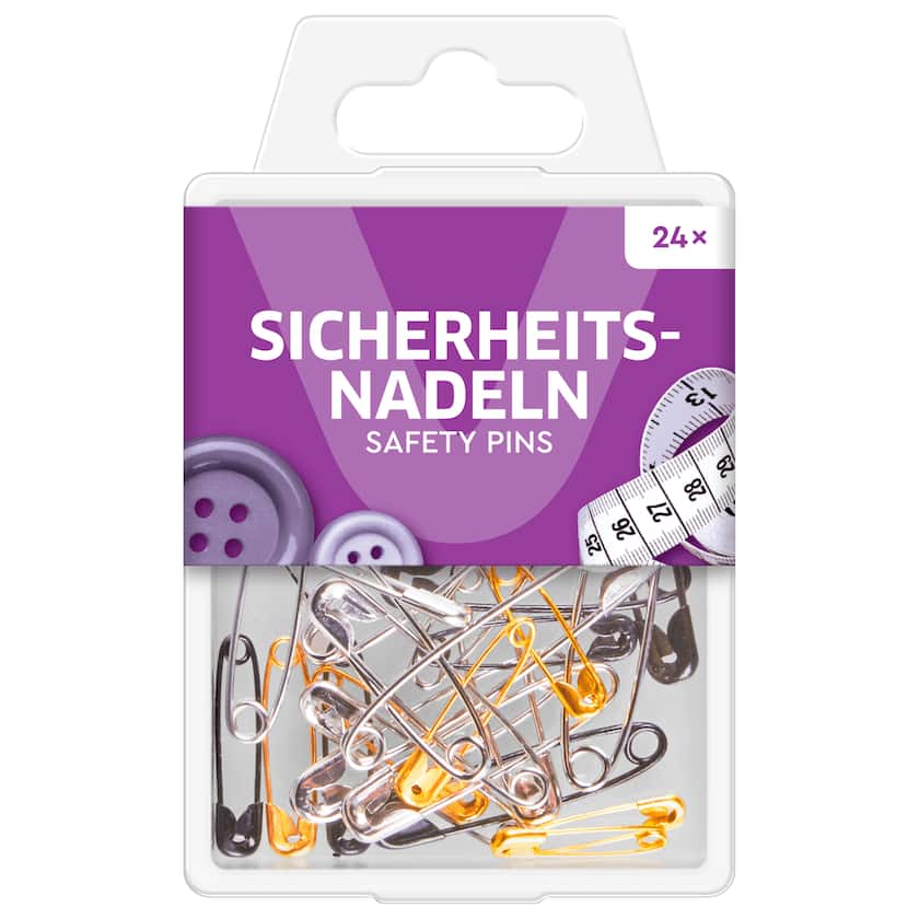 Sicherheitsnadeln 24 Stück