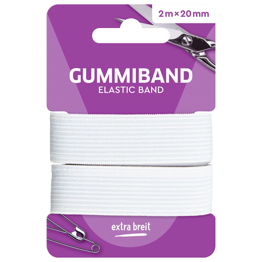 Gummiband 2mx20mm