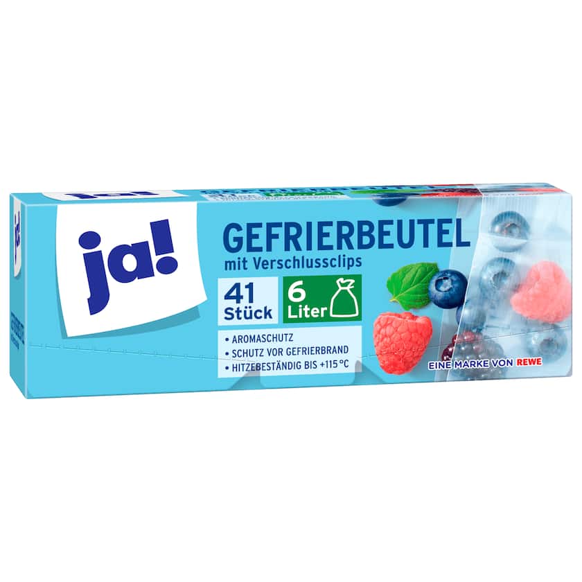 ja! Gefrierbeutel 6l 41 Stück