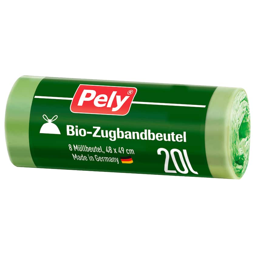 Pely Bio-Zugbandbeutel 20l 8 Stück