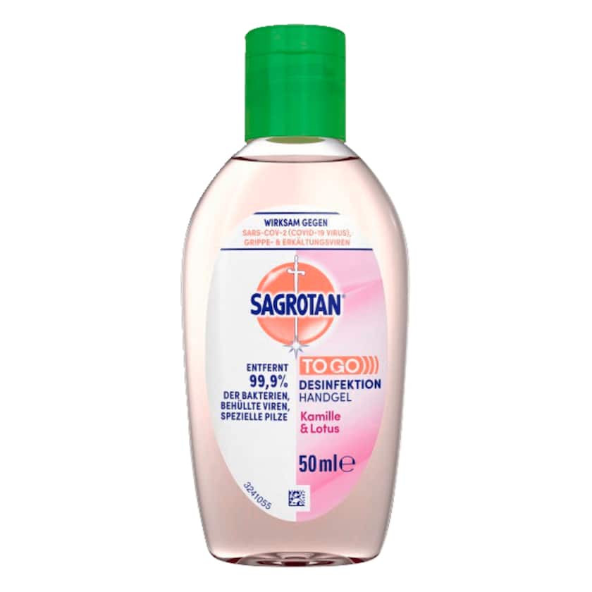 Sagrotan Hand-Desinfektionsgel Kamille & Lotus 50ml
