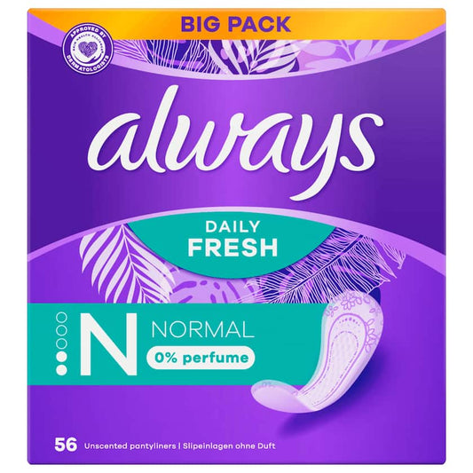 Always Slipeinlagen Daily Fresh Normal 56 Stück